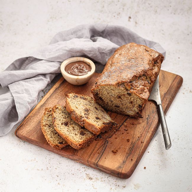 Banana, Chocolate & Macadamia Loaf