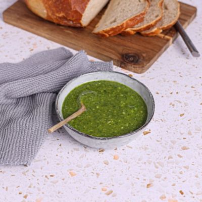 Macadamia & Rocket Pesto.