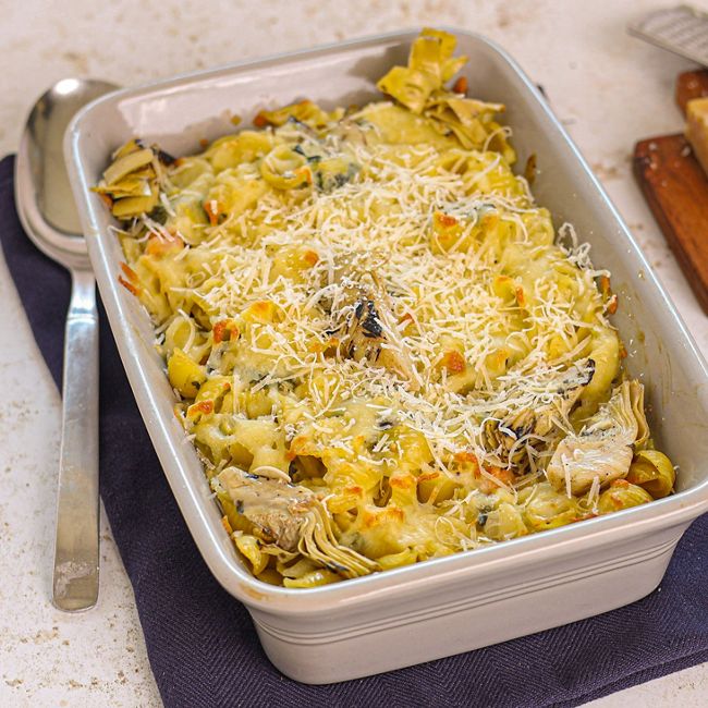 Artichoke Pasta Bake