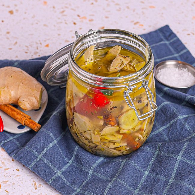Pickled Artichoke Hearts