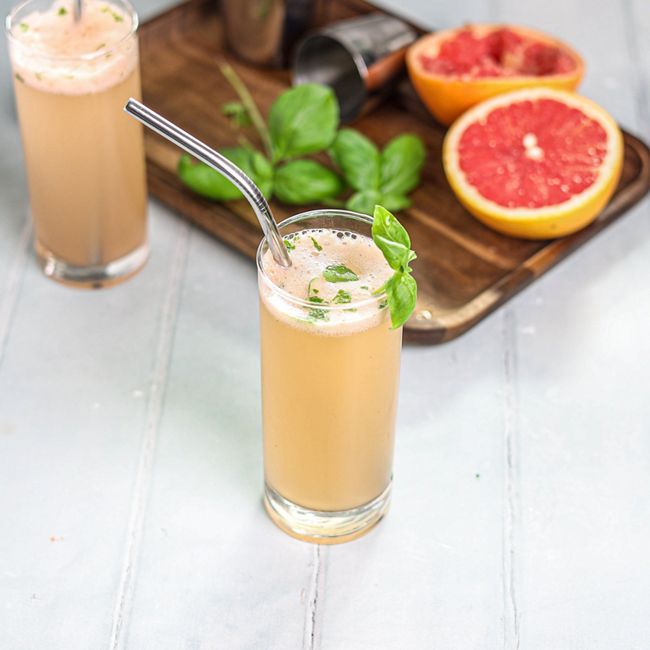 Basil & Grapefruit Tonic