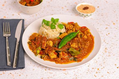 Indian Curry with Kaffir Lime Leaves.
