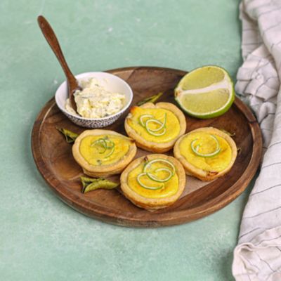 Kaffir Key Lime Tartlets.