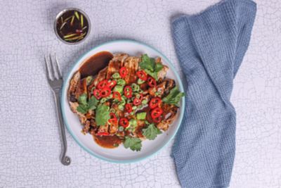 Galmegisal Skirt Meat Pork with Lemon & Mustard Dipping Sauce.