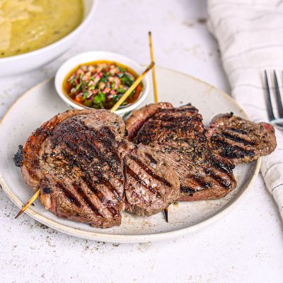Picanha Top Sirloin Cap with Creamy Polenta.