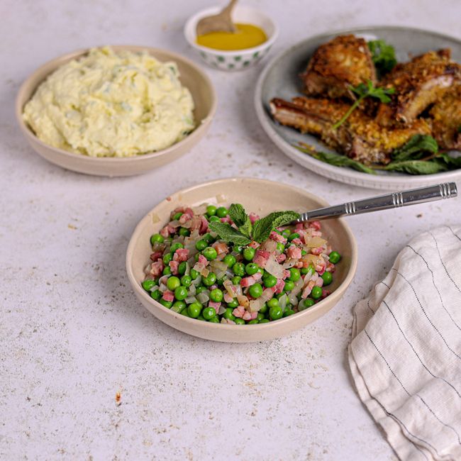 Pancetta & Mint Peas