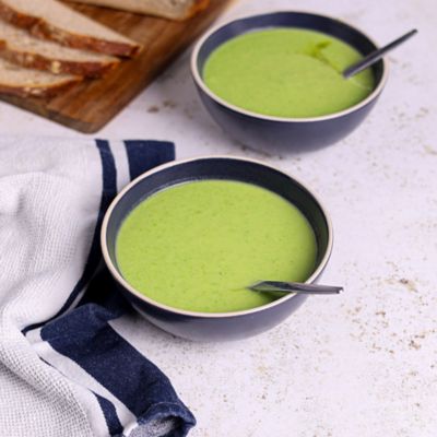 Chilled Pea & Avocado Soup.