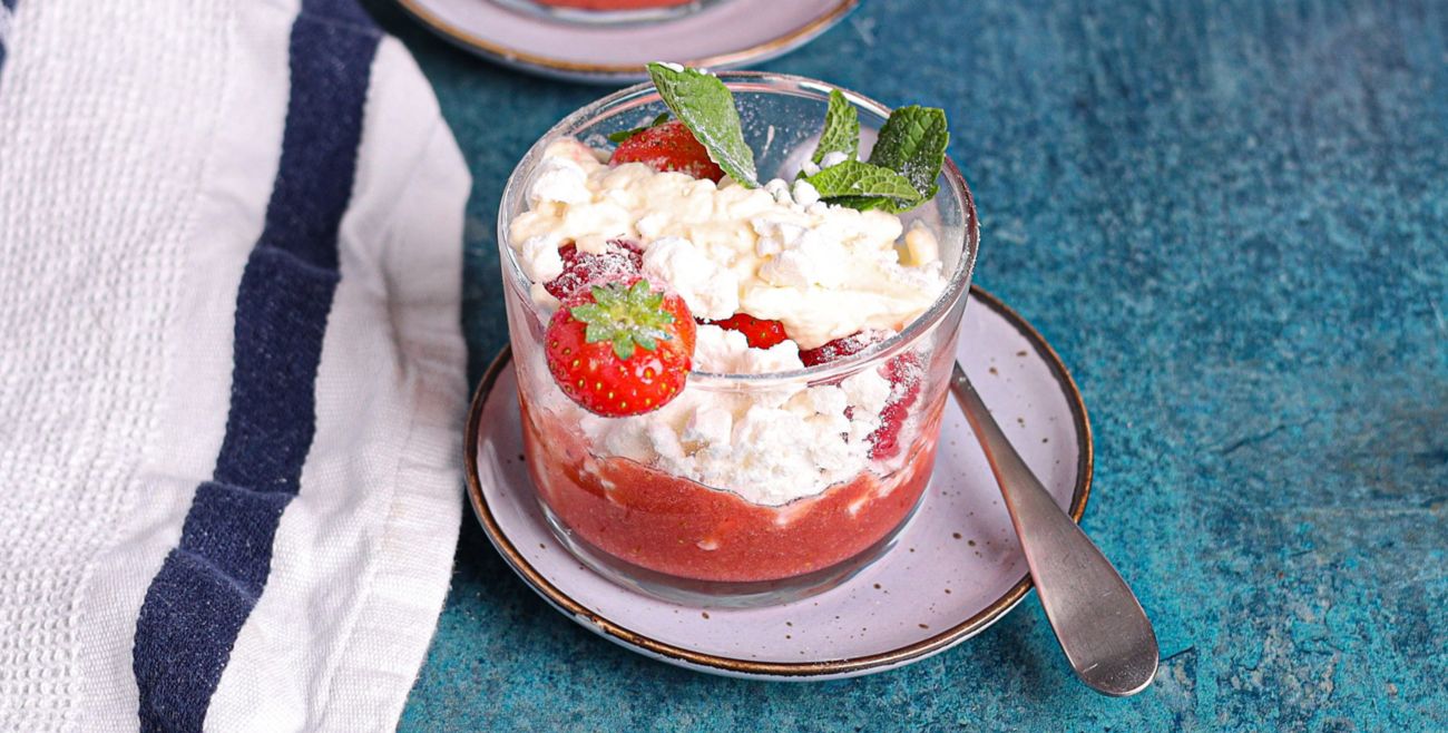Eton Mess with A Strawberry Compote Recipe Woolworths