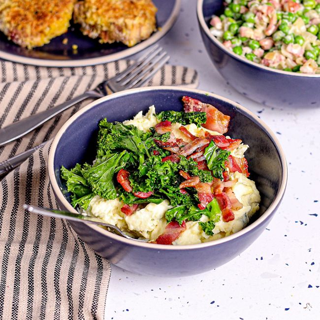 Colcannon with Bacon & Kale