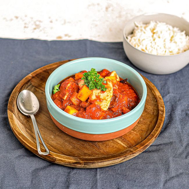 Butternut Squash, Chickpeas & Halloumi Stew