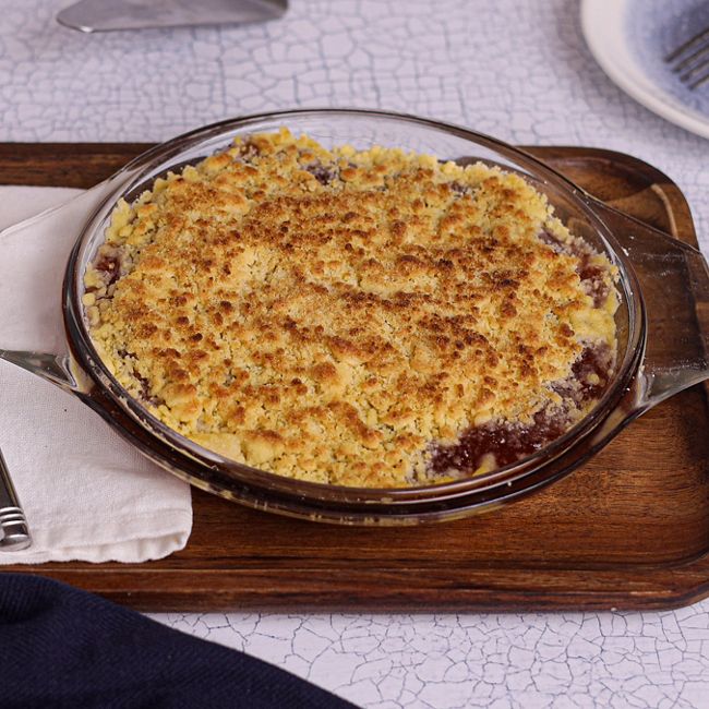 Rhubarb Crumble