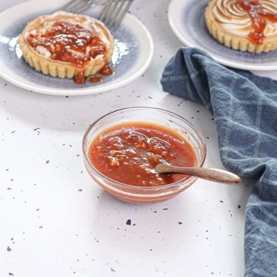 Rhubarb & Ginger Sauce.