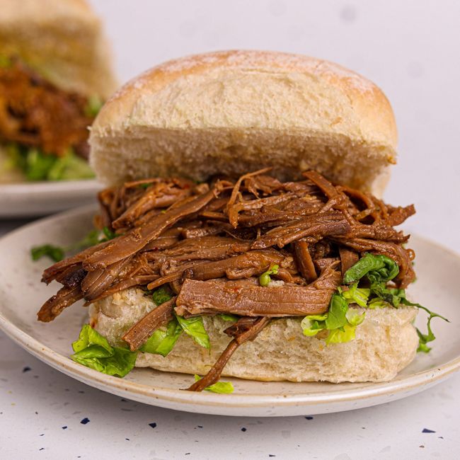 Pulled Beef Brisket Bap