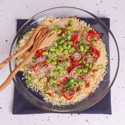 Broad Bean Couscous.
