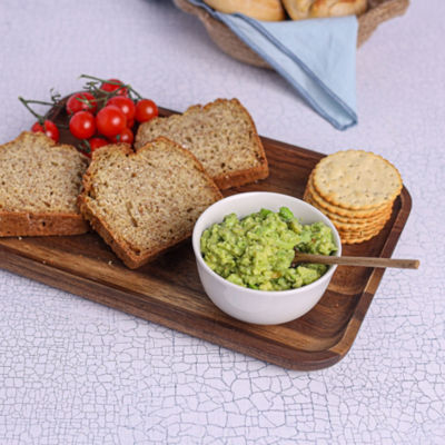 Avocado & Broad Bean Dip with Breads.