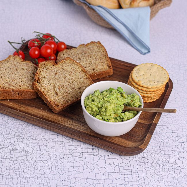 Avocado & Broad Bean Dip with Breads