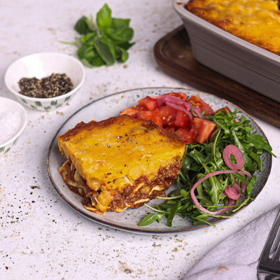 Classic Lasagne Recipe with Plant Based Mince.