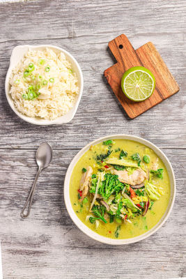 Green Curry with Nam Pla.