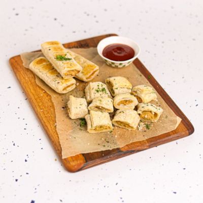 Sausage Roll with Plant-Based 'Beef'.