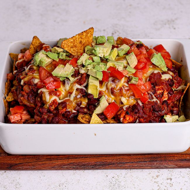 Spicy Turkey Nachos