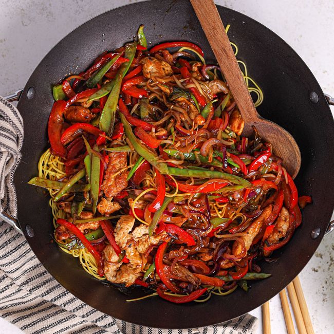 Turkey Noodle Stir-Fry