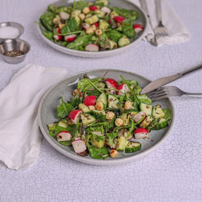 Cucumber, Hazelnut & Radish Salad