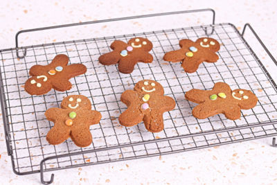 Traditional Gingerbread People Cookies.