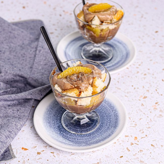 Orange Trifle Pots