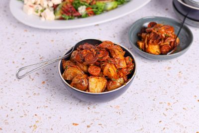 Sriracha & Chorizo Potato Salad.