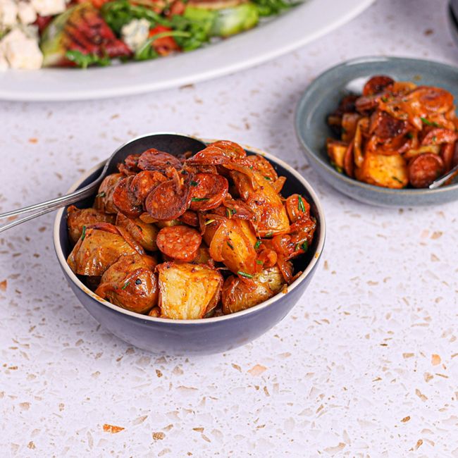 Sriracha & Chorizo Potato Salad