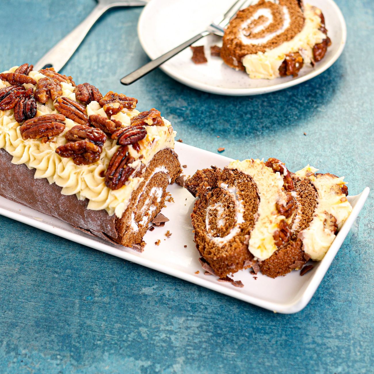 Creamy Chocolate Yule Log