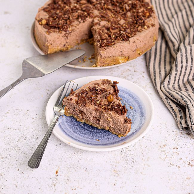 Delicious Chocolate Hazelnut Cheesecake