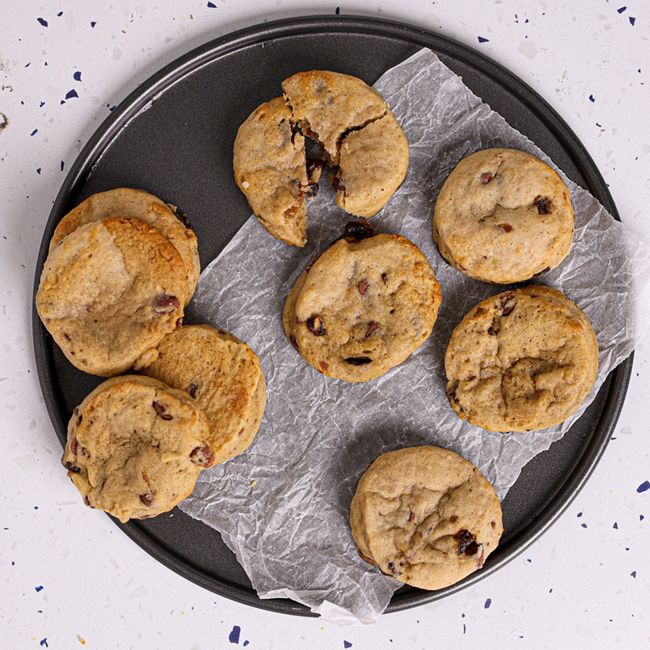 Date & Toffee Christmas Biscuits