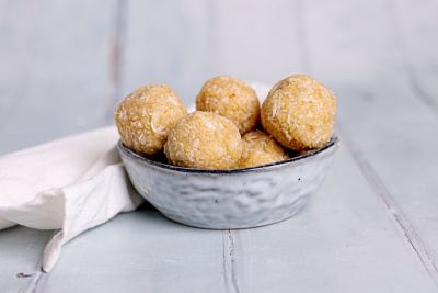 Coconut & White Chocolate Balls.