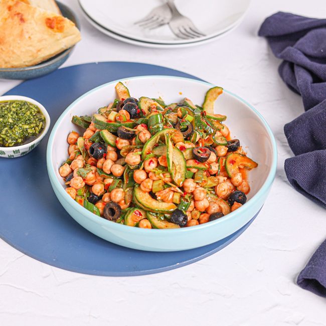 Harissa Chickpea Salad