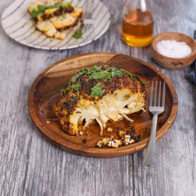 Curried Whole Roasted Cauliflower