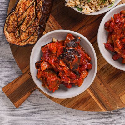 Smokey Eggplant & Kidney Bean Chilli