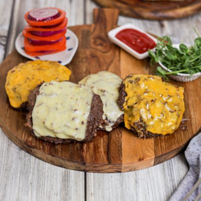 Chestnut Mushroom & Black Bean Burgers