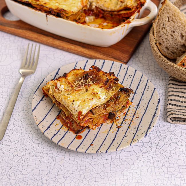 Roasted Mediterranean Vegetable Lasagne