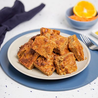 Peanut Butter & Carrot Blondies