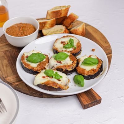 Eggplant Pizza Bakes