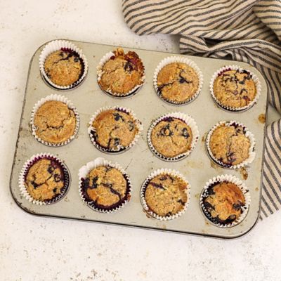 Banana, Blueberry & Zucchini Muffins