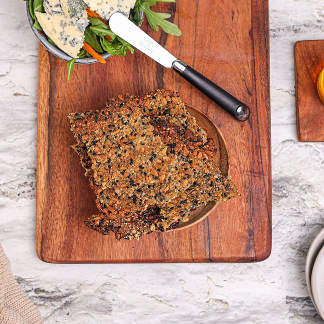 Mixed Seed Crackers with Rosemary