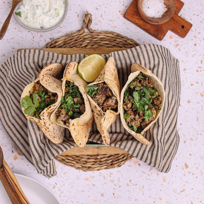 Spiced Lamb Flatbreads
