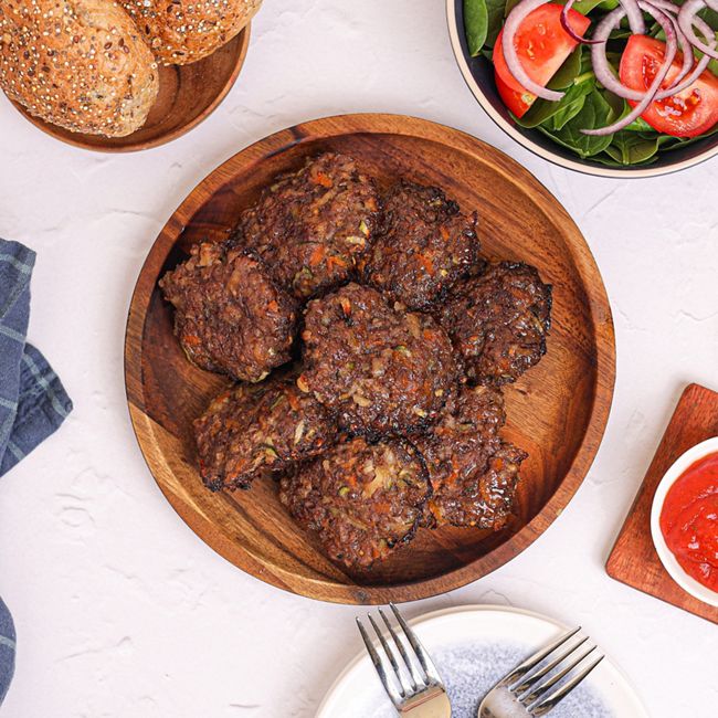 Beef & Vegetable Rissoles