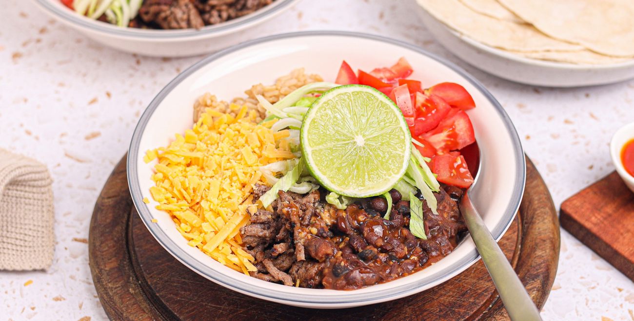 Beef & Black Bean Burrito Bowl Recipe Woolworths