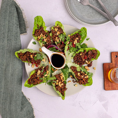 Thai Style Beef Lettuce Cups