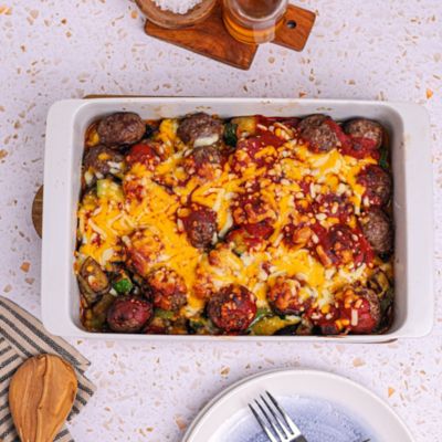 Meatball & Vegetable Bake