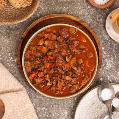 Beef, Lentil & Mushroom Stew