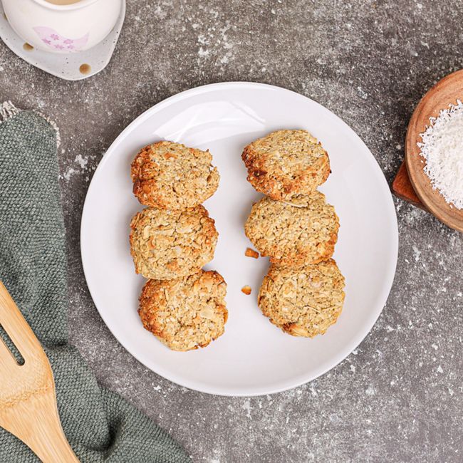 Almond Butter Oatmeal Cookies
